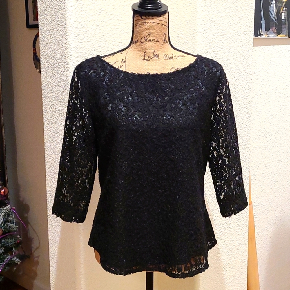 Glenhill Vintage crochet lace top